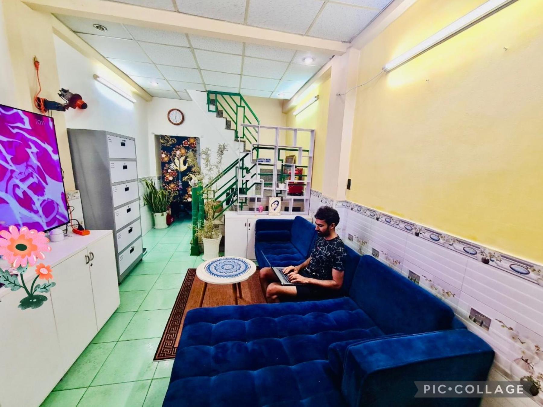 花ren Hostel 胡志明市 外观 照片